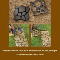 Molde De Piedra En Cuadrícula De 9/7 Para Paving Pavement DIY Molde De Hormigón Para Camino De Piedra De Jardín Y Césped - details 3
