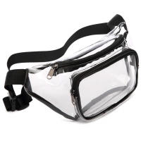 Bolso De Cintura Para Mujer En PVC Bolsa De Hombro Transparente Para Playa Viajes Running Estilo Casual Sin Patrón - details 0