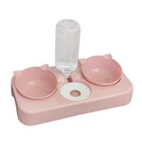Juego De Cuencas Para Gatos Y Agua Con Dispensador Automático Alimentador Para Perros Pequeños O Medianos Gatos Gatitos Conejos Puppies - details 5