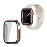 Ociodual Funda Protectora con Cristal Templado Rosa Oro Compatible con Relojes Inteligentes Apple Watch 8/7 (45mm) - details 1