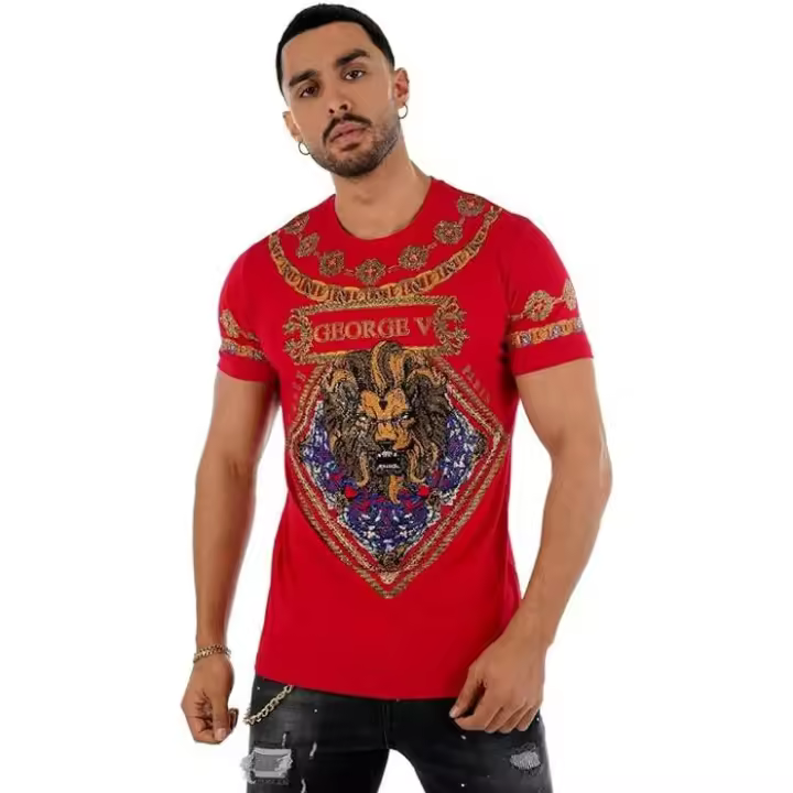 GEORGE-V .Camiseta LEÓN - Rojo - GV2210 - 1