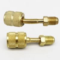 2 X Adaptadores R410A Para Aire Acondicionado HVAC 5/16" SAE Femenino a 1/4" SAE Masculino Flare Herramienta De Rellenado De Aire Acondicionado - details 7