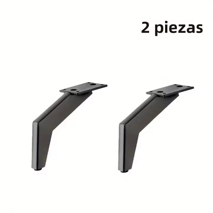 Pies De Metal Negro Para Muebles Accesorios De Sofá Piezas De Hierro Y Acero Para Armario Pies De Televisor Pie De Sofá - 1