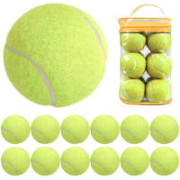 12 Packs De Bolas De Tenis De Entrenamiento Y Ajuste Presión Para Playa Deporte Práctica De Tenis - details 12