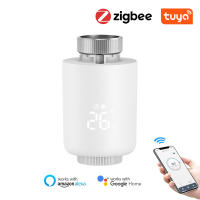 Termostato Inteligente Para Radiador Tuya Zigbee Thermostatic Radiator Valve Controlador De Temperatura Para Calefacción Del Hogar - details 0