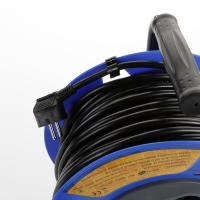 Alargadera Enrollable (Enrollacables) 25m Cable 3X1.05IP20 H05VV-F 4 tomas. 199400 Alyco - details 1