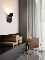 Lámpara De Pared Creativa Minimalista En Negro/Blanco/Oro De Aluminio Para Iluminación De Dormitorio Y Sala De Estar Instalación Fácil Incluye Bombilla Moderno Estilo - details 7