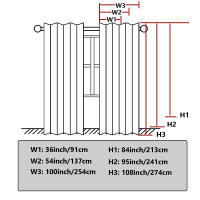 Cortina De Privacidad Impermeable Para Exterior 1PC Adumbral Para Gazebo Puerta Del Porche Pergola Patio Moderno Estilo Solido 100% Poliéster - details 1