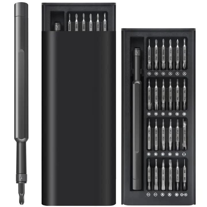 Juego De Destornilladores Precisos 49 En 1 Phillips TORX Magnético Para Reparación De Laptops iPhone PC MacBook Tablets Relojes Kit De Herramientas Multifuncional Antideslizante De Acero Cromo-vanadio - 1