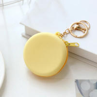 Cartera De Monedas Mini Redonda De Silicona En Colores Caramelo Para Niñas Y Mujeres Monedero Con Cierre De Cremallera Estilo Moda - details 7