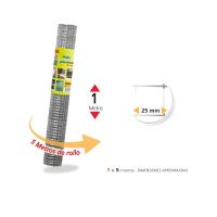 LILI HOME Malla Electrosoldada Galvanizada 1.5m x 5m Disponible en dos tamaños de cuadraditos (13 x 13 mm y 25 x 25 mm), lo que permite elegir la opción más adecuada para tus necesidades específicas. Fabricada en acero galvanizado, esta malla ofrece una e - details 9