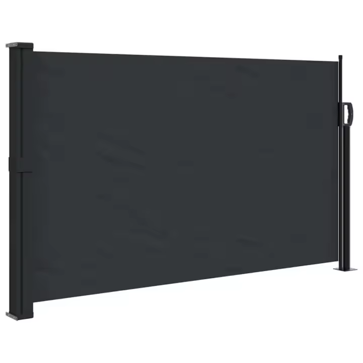 Toldo lateral retrácthil Negro 120x600 cm - 1