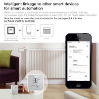 Sensor De Temperatura Y Humedad Inteligente ZigBee MoesHouse Con Control Por App Tuya Luz De Iluminación Ajustable Y Detector De Temperatura - details 3