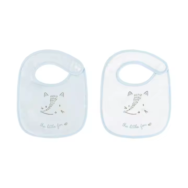 Set de 2 Babetes Little fox Kikkaboo - 1