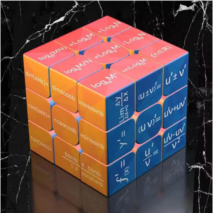 Cubo Mágico 3x3x3 Educativo Juguete Para Niños Y Niñas Elementos Matemáticos Y Químicos Patrones Cúbicos Regalos Para Niños - 1