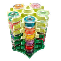 Organizador De Hilo Para Costura Y Bordado Torre De Almacenamiento Para 30 Bobines De Hilo Plástico Soporte Para Máquina De Coser Herramienta DIY Para Mujeres Y Hombres - details 5