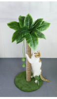 Poste De Rasguñar Para Gatos 24" Con Ropea De Sisal Premium Dos Bolas Colgantes Interactivas Y Bola De Resorte Juguetes Para Gatos - details 1