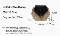 Bolso De Hombro Para Mujer Verano Moda Hecho a Mano De Paja Cruzbody Pequeño Mensajero Viaje Playa Tassel Bolso Monedero - details 0