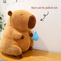 Peluche Capybara Grande Extendible 1-3pcs Juguete Divertido De Peluche Capibara Regalo De Cumpleaños Decoración Para El Hogar Animal De Peluche Kawaii - details 4