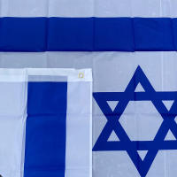 Bandera Nacional De Israel 90X150cm En Poliéster Bandera Horizontal De Soporte Y Aliento Para La Solidaridad Uso Doméstico - details 2
