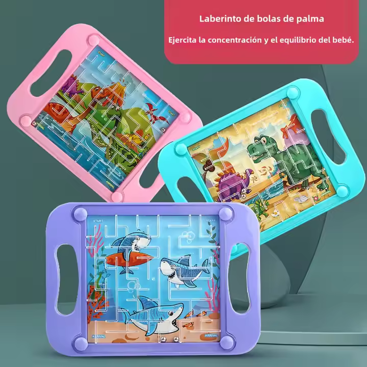 Juguete Educativo 3D Laberinto Para Niños Juego De Equilibrio Y Memoria Montessori Regalo De Educción Temprana Para Bebés - 1