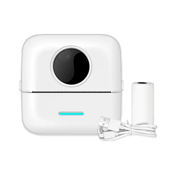 Mini impresora térmica de papel, máquina de impresión portátil inalámbrica Bluetooth, pequeña, de bolsillo instantáneo - 1