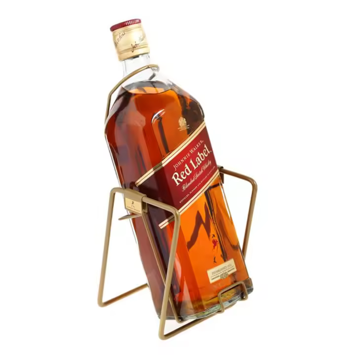 Whisky Johnnie Walker Red Label - Botella 3 L con Balancín - Escocés Blended - 40% - 1