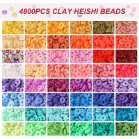 Kit De Hacer Pulseras Con 4800 Piezas De Cuentas De Arcilla En 48 Colores Para Niñas De 8 a 12 Años Kit De Joyería Preppy Regalo - details 3