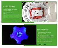 Pelota De Fútbol Eléctrica LED Con Suspensión Aerodinámica Y Amortiguador De Espuma Juguete Interactivo Para Padres E Hijos Regalo Para Niños Con Música Juego Interior - details 7