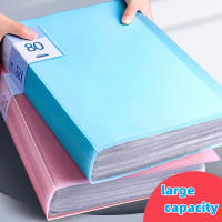 Carpeta De Almacenamiento A4 Con Pantallas Transparentes Colección Morandi Duradera Y Moda Organizador Espacioso Para Documentos - details 2