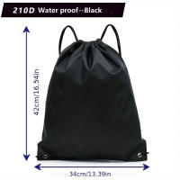 Juego De 5 Bolsas De Bola Con Cordón Para Hombres Y Mujeres Cubierta De Pierna Para Ciclismo Protetor De Tibia Y Rodilla Materiales De PVC Para Entrenamiento De Fútbol Y Baloncesto - details 1