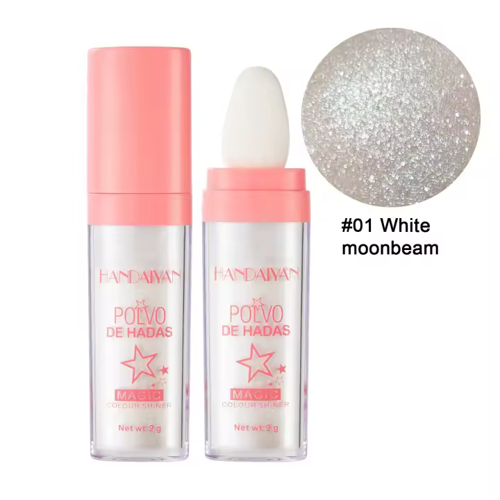 Handaiyan-resaltador brillo Powde, facial profesional, sombra de ojos, labios, pelo brillante, maquillaje corporal - 1