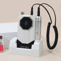 Máquina De Uñas Eléctrica Recargable 45000RPM Con Base Set De Pulidora De Uñas Y Eliminador De Polvo De Gel Bajo Ruido Para Manicura - details 13