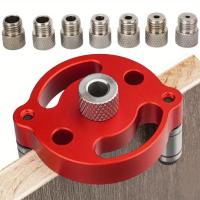 Juego De Guía De Taladro Manual Para Agujeros Rectos Localizador De Orificios En Panel De Madera Herramienta De Puncher - details 0