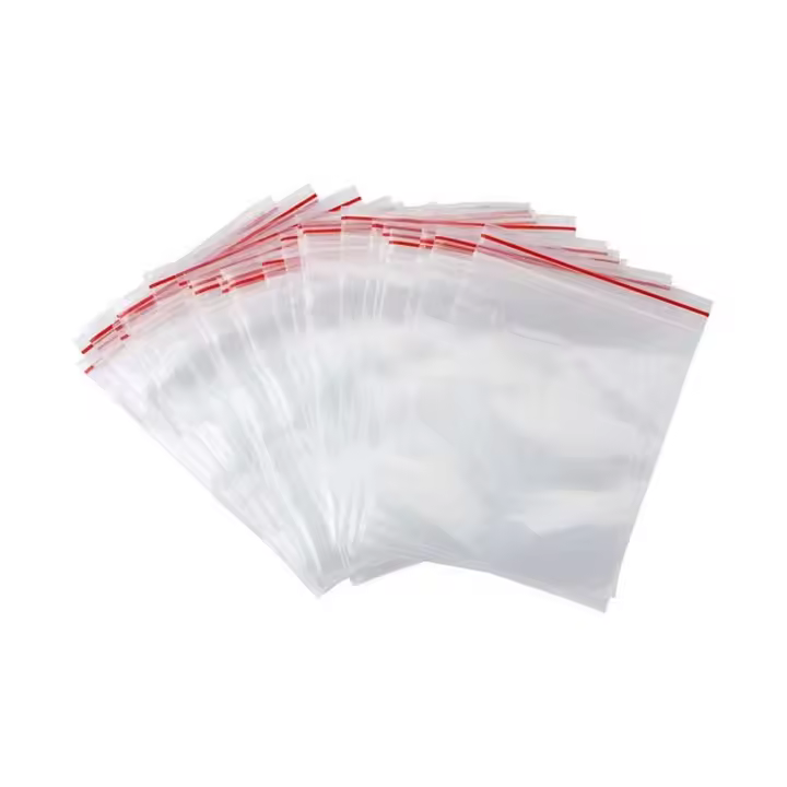 100 bolsas de 4x6 cm with Cremallera Bolsas de plástico transparentes Bolsas de celofán transparentes with Cremallera - 1