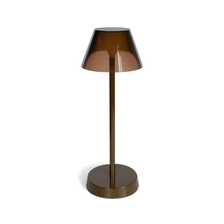 WD LifeStyle Lámpara Diner H 34 Cm D 12,5 Cm Color Café - 1