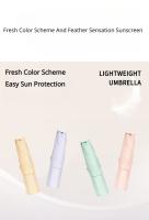 Paraguas Solar Ultra Ligero De 110g Paraguas De Pluma Portátil Para Protección Solar Resistente Al Viento Y Lluvia Para Adultos - details 1