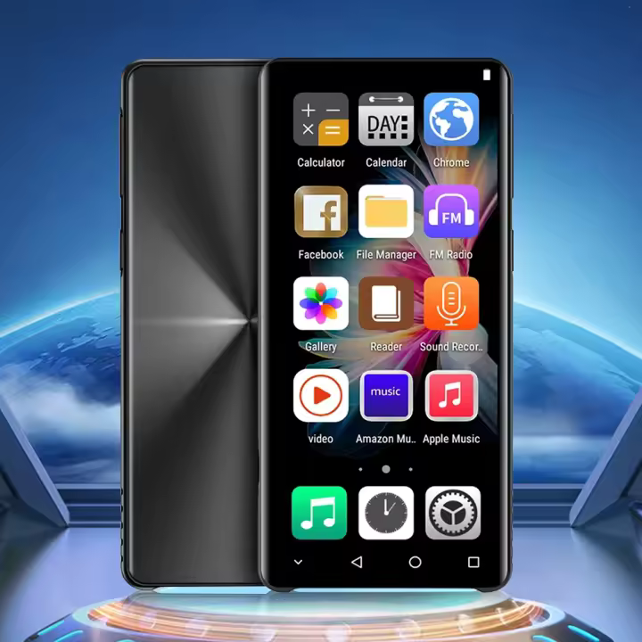 Reproductor De Música Hi-Fi MP3 MP4 Con Pantalla Táctil IPS De 4 Pulgadas Bluetooth Compatible Android 8.1 Altavoz FM Lectura De eBooks Soporte De Memoria Externa - 1