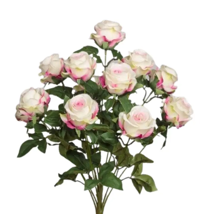 RAMO FLORES TIPO  ROSAS X 12 FC04075  VALIDO PARA EXTERIOR, TERRAZA, CEMENTERIO, DIFUNTOS - 1