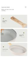 Sartén De Wok Antideslizante Para Hornear Carne Y Panqueques Cerámica No Adhiere Para Estufa De Inducción Y Gas En Casa - details 12