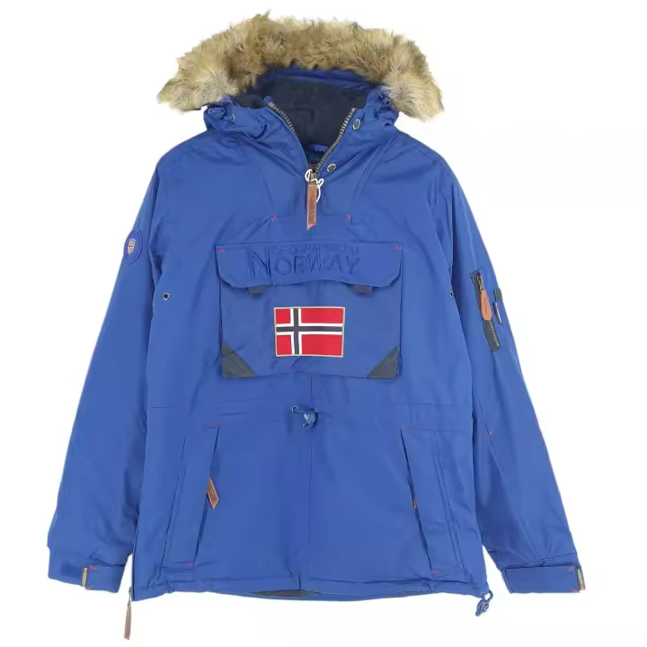 Cazadora GEOGRAPHICAL NORWAY Azul Claro para hombre - Estilo Clásico y Cómodo - Envío Rápido - ¡Compra ahora! - 1