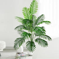 Gran Árbol De Palma Artificial 68-120cm Planta Falsa Verde De Plástico Para Decoración De Jardín Y Hogar Ramas De Palma Tropicales - details 10