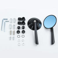 Espejos Traseros Para Motocicleta Mopeds Universal CNC Convexos 2Pcs/1 Par 8mm 10mm Accesorios De Espejos Lateral - details 10