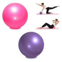 Bola De Yoga De 25cm Bola De Gimnasia De Fitness Plegable Antirrota Con Clip Transparente Y Engrosada Para Pilates - details 0