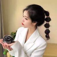 Nuevo Set De 100 Piezas Cinturones Elásticos De Nylon Básicos Para Mujer 4CM Accesorios De Cabello Headwear Esponja De Pelo Para Moño - details 2