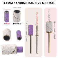Kit De 100 Piezas De Bandas De Pulido Mini Para Uñas Con Mandril Y Brocas Eléctricas Accesorios De Manicura Herramienta Para Eliminar Piel Muerta - details 3