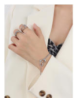Encanto Pulsera de acero inoxidable para mujer, cadena de bola de acero de doble capa con corazón hueco, joyería para fiesta, amigos, los mejores regalos, pulsera de acero inoxidable de Color dorado para mujer, joyería étnica Cultural - details 21