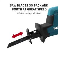 Sábanas Eléctricas Reciprocantes De Batería Recargable Makita 18V Herramienta De Corte De Madera Y Metal Portátil Sin Incluir Batería - details 3