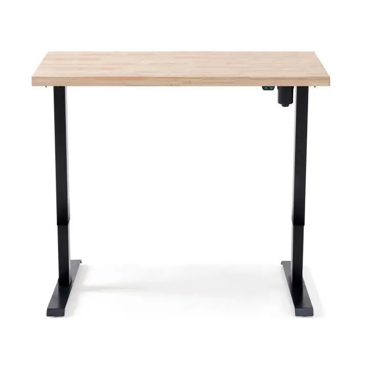 Escritorio Stand estructura elevable motorizada roble Nordish/negro 76-126x140x70 cm Adec - 1
