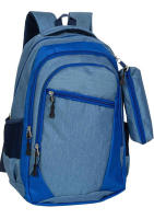J.S ONDO MOCHILA TIPO TELA PARA HOMBRE Mochila Escolar Mochila de Viaje Negocios Trabajo Diario Antirrobo Impermeable Grande Mochila Ordenador CLASICO 18 pulgadas CON ESTUCHE - details 3